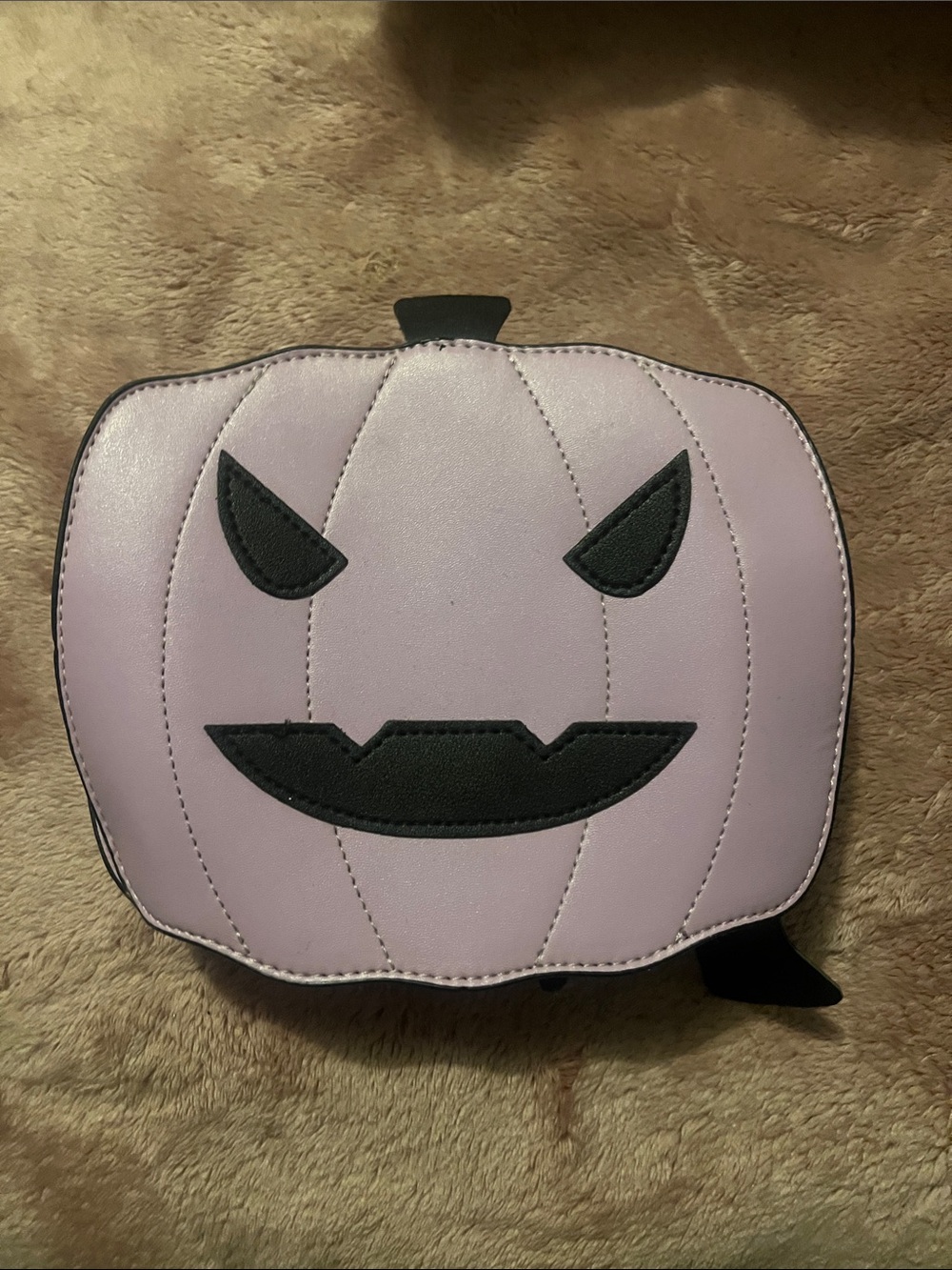 Kids Halloween Pumpkin Crossbody Bag - Pink